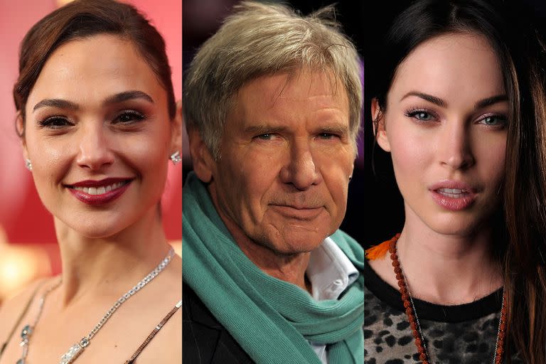 Gal Gadot, Harrison Ford y Megan Fox debieron ganarse la vida de una manera más "terrenal" antes de llegar a Hollywood