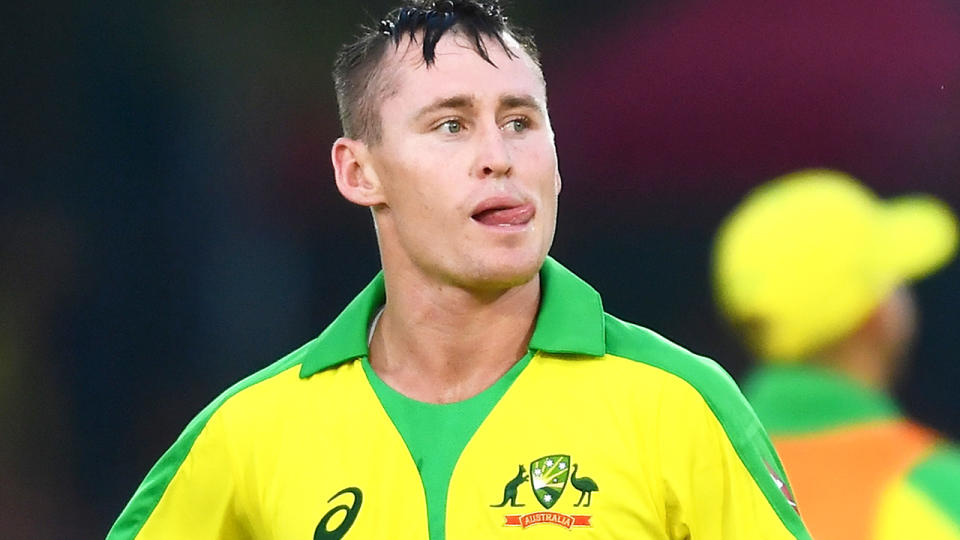 Marnus Labuschagne, pictured here after he got a golden duck in the second ODI against South Africa.