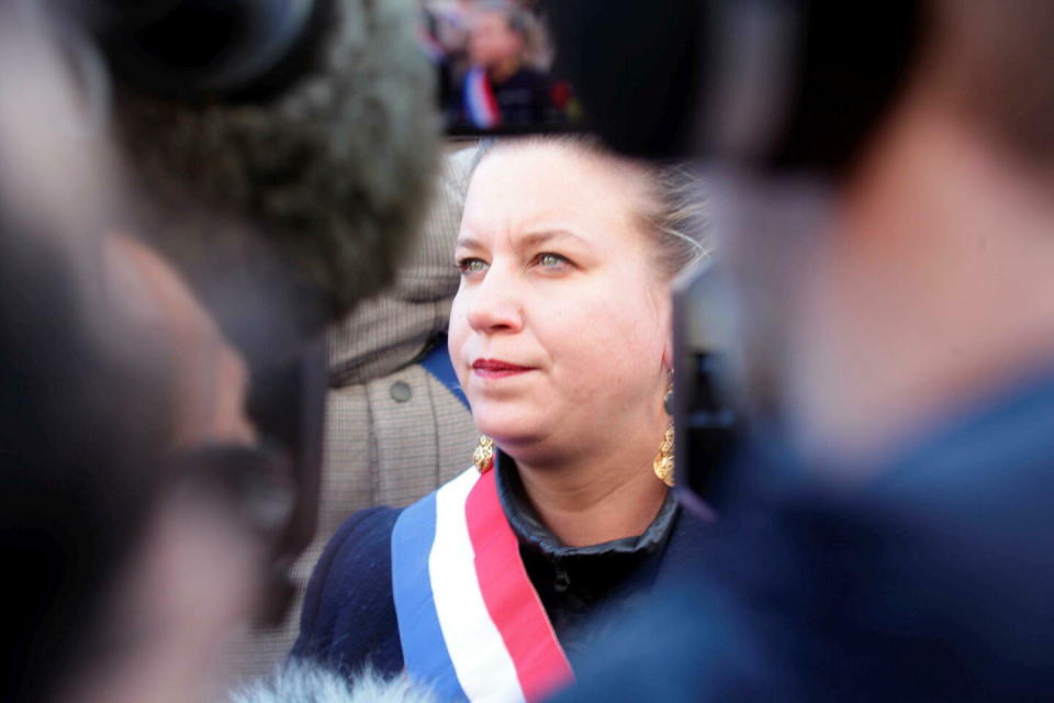 Mathilde Panot, députée de La France insoumise, le 7 février 2023 à Paris.  - Credit:Vladimir Milivojevic/Sipa
