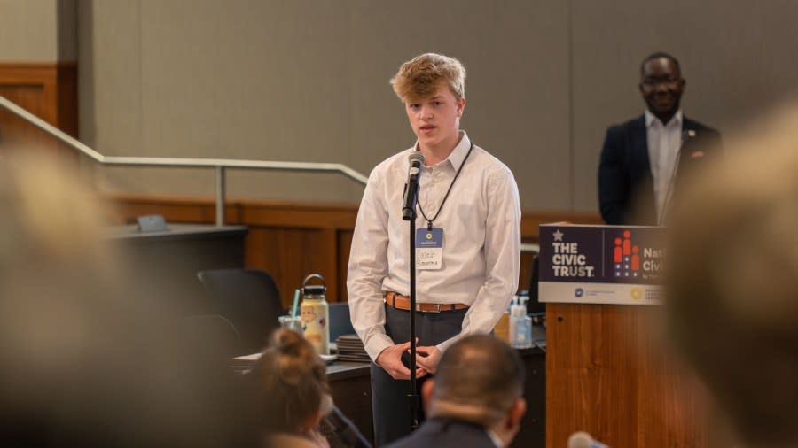 Caleb Bonnema (Photo courtesy Julian Montes, Kansas Leadership Center)