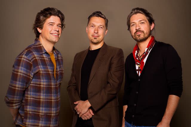 <p>Jonathan Weiner</p> From L: Zac, Isaac and Taylor Hanson of the band Hanson