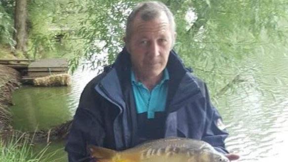 David Carpenter with a fish