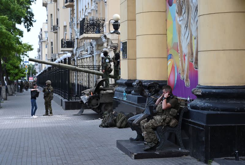 Wagner fighters deployed in Rostov-on-Don