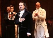 <p>While we mourn the loss of Broadway (until April 12!), <em>Hamilton </em>creator Lin-Manuel Miranda is giving fans a slice of new musical theater to love. On Thursday, <a href="https://twitter.com/Lin_Manuel/status/1238233532977332226" rel="nofollow noopener" target="_blank" data-ylk="slk:he tweeted a cut track;elm:context_link;itc:0;sec:content-canvas" class="link ">he tweeted a cut track</a> from the Tony-winning show, writing, "Wish I could send you peace of mind via this app. Alas. But I can send you music no one's heard. Here's a cut Hamilton/Washington tune called I Have This Friend. No one's heard it, not even Kail. Funnier if you picture me and <a href="https://twitter.com/ChrisisSingin" rel="nofollow noopener" target="_blank" data-ylk="slk:@ChrisisSingin;elm:context_link;itc:0;sec:content-canvas" class="link ">@ChrisisSingin</a> singing it.<em>"</em> Stream your anxieties away.</p>