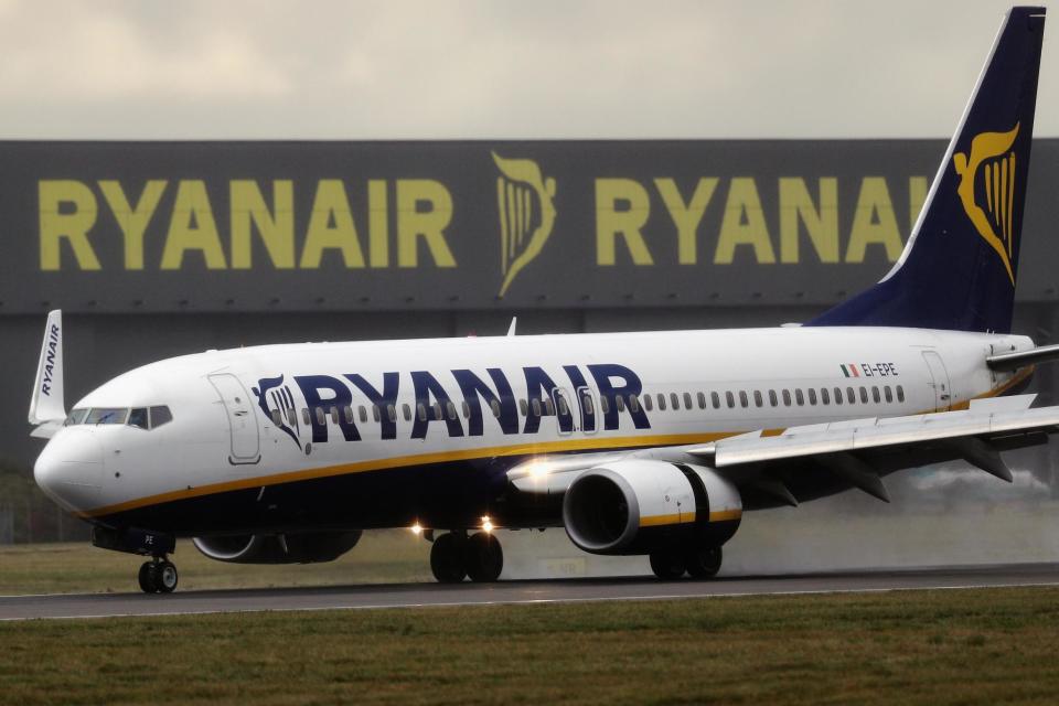 Ryanair said two men were removed due to being disruptive: Getty Images