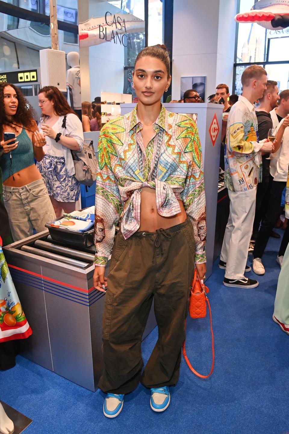 Neelam Gill: attends the launch of the Casablanca pop-up at The Selfridges Corner Shop (Dave Benett)