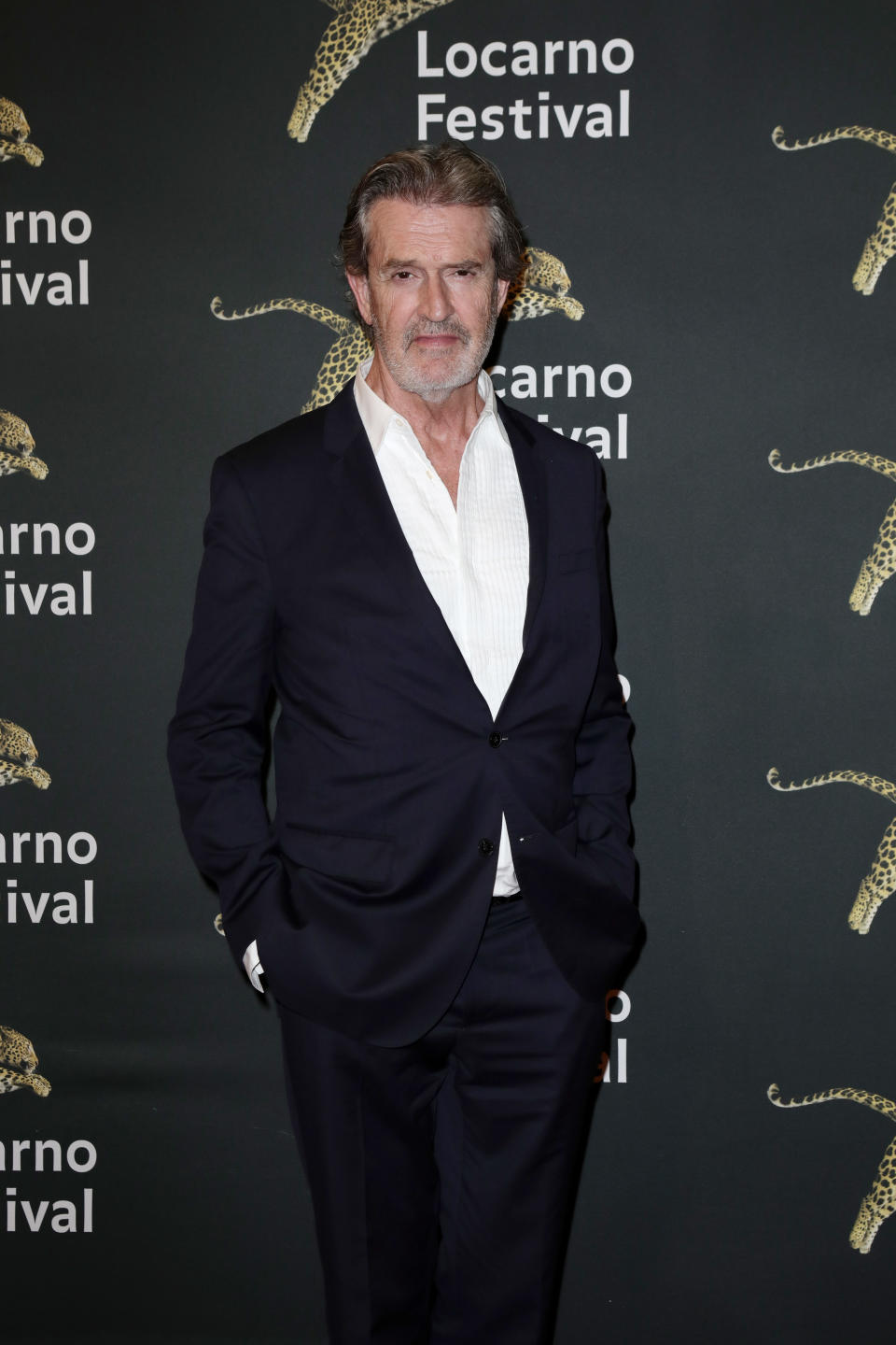 LOCARNO, SWITZERLAND - AUGUST 05: Rupert Everett attends the red carpet for the 