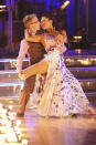 Andy Dick and Sharna Burgess perform on "Dancing With the Stars."