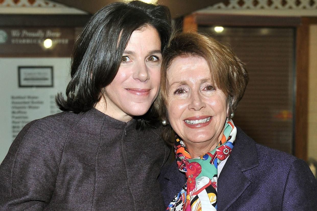 PARK CITY, UT - JANUARY 18: (L-R) Alexandra Pelosi and Nancy Pelosi attend the Documentary Shorts Program 2 at Yarrow Hotel Theater during the 2013 Sundance Film Festival on January 18, 2013 in Park City, Utah. (Photo by Sonia Recchia/Getty Images)