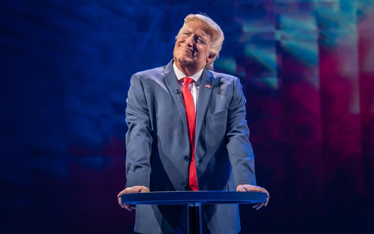 Bertie Carvel as Donald Trump in The 47th at the Old Vic - Marc Brenner
