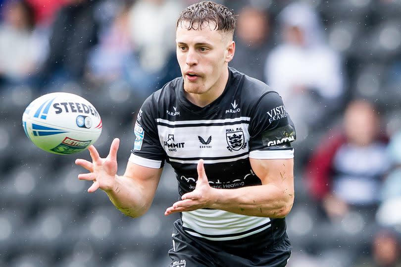 Jake Trueman in action for Hull FC.