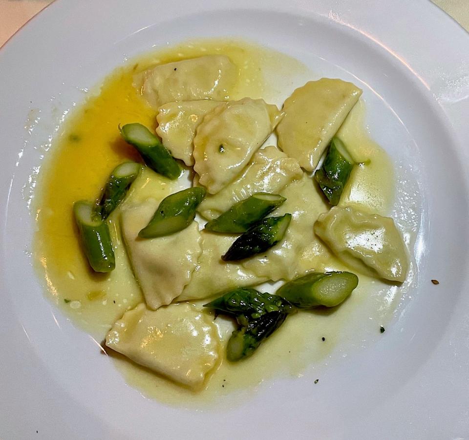 Giorgio Baldi's Ravioli con Asparagi