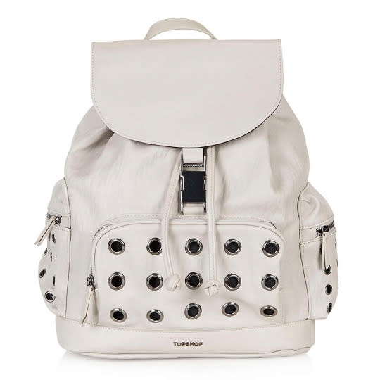 Eyelet Backpack, TopShop, $68