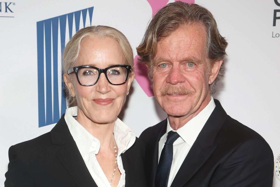 <p>Faye Sadou/MediaPunch/Shutterstock</p> Felicity Huffman, William H. Macy at A New Way of Life Charity Gala at the Skirball Cultural Center in Los Angeles, California on December 3, 2022
