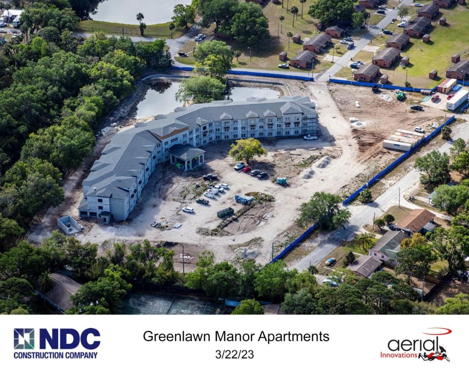 Greenlawn Manor senior affordable housing project in New Smyrna Beach will be completed in 2023.
