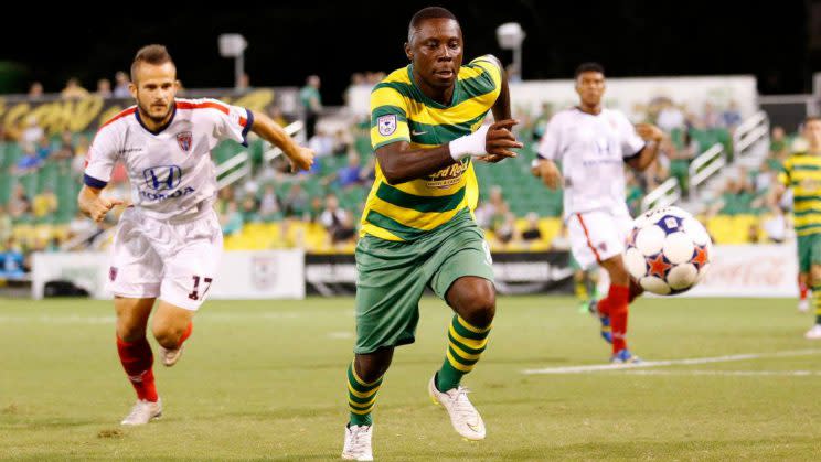 Adu, jugando con su más reciente club, los Tampa Bay Rowdies. Foto: Goal