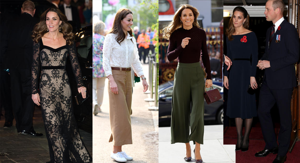 Kate Middleton celebrates her 38th birthday and to mark the milestone we are taking a look back at her best fashion moments [Photo: Getty]