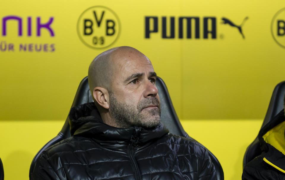 Peter Bosz is out after 24 games at Borussia Dortmund. (Getty)