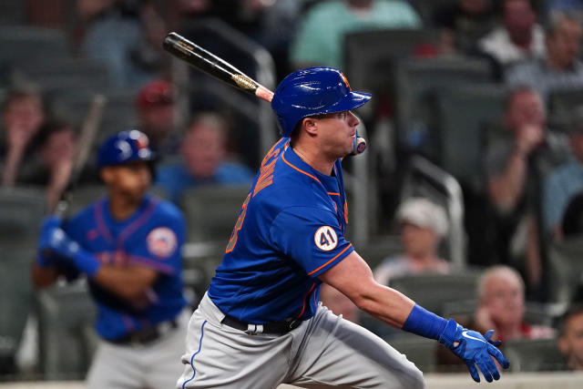 Bruised and battered, Kevin Pillar inspires Mets to 4-3 win over Braves 