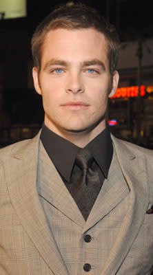 Chris Pine at the Hollywood premiere of Universal Pictures' Smokin' Aces