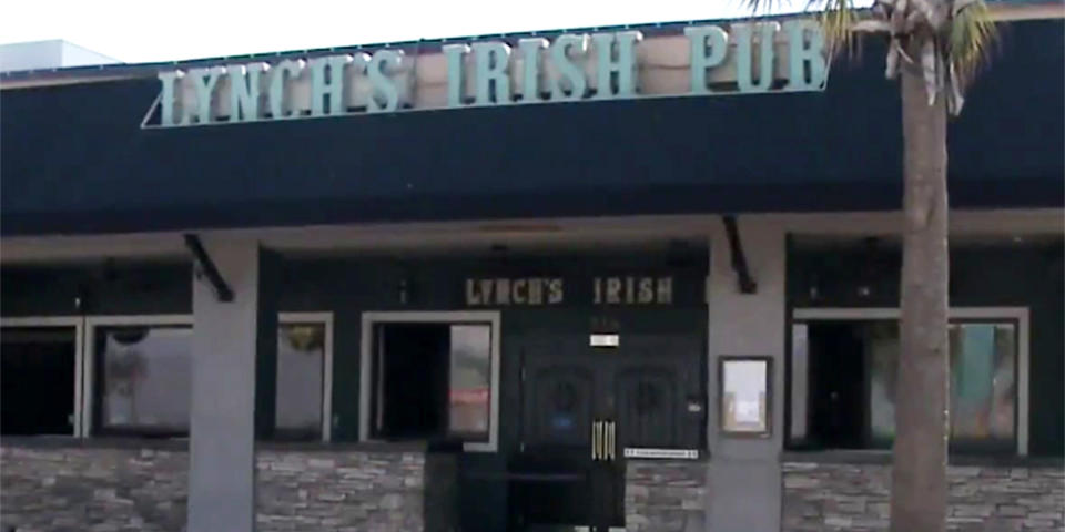 A group of 16 friends who gathered at Lynch's Irish Pub in Jacksonville, Florida, tested positive for coronavirus.  (NBC News)