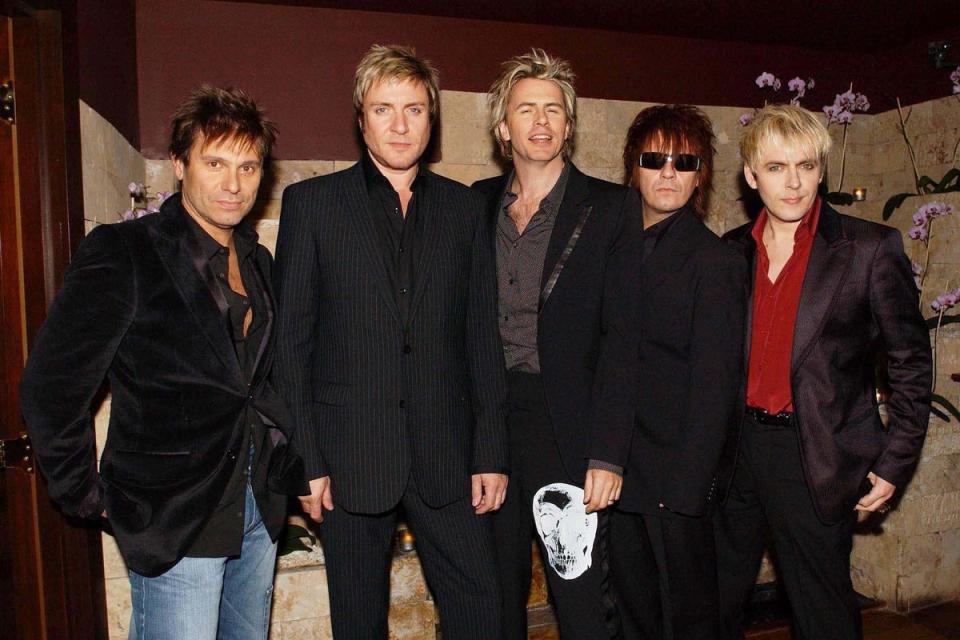 Duran Duran-Mitglieder Roger Taylor, Simon Le Bon, John Taylor, Andy Taylor und Nick Rhodes von Duran Duran (Yui Mok/PA) (PA-Archiv)