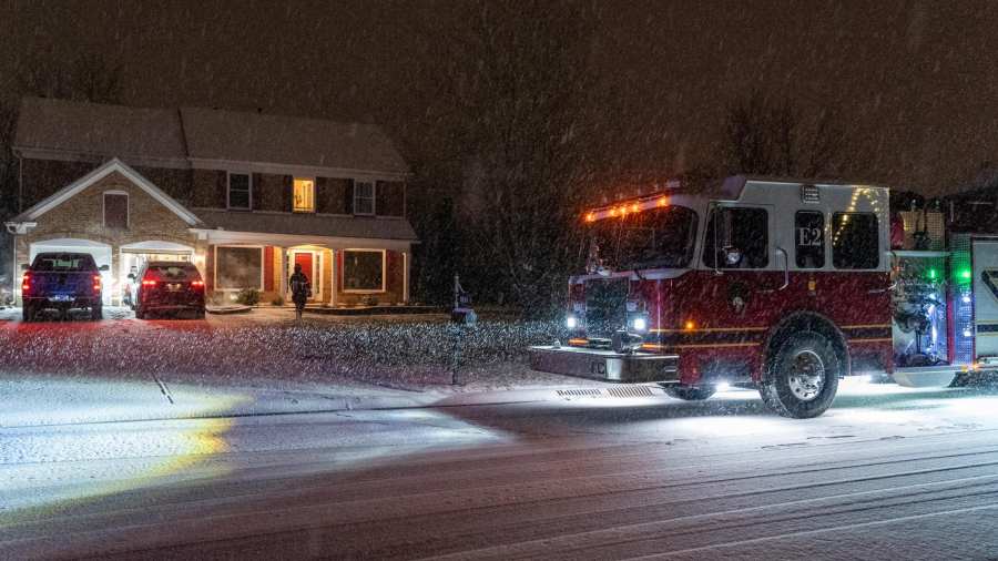 Snowfall in Mt. Juliet (Courtesy: Mt. Juliet Fire Department)