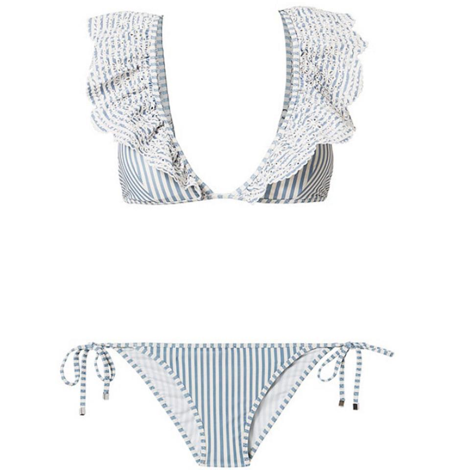 These are the top swim trends for summer '17, according to Polyvore, Lyst, and Pinterest.