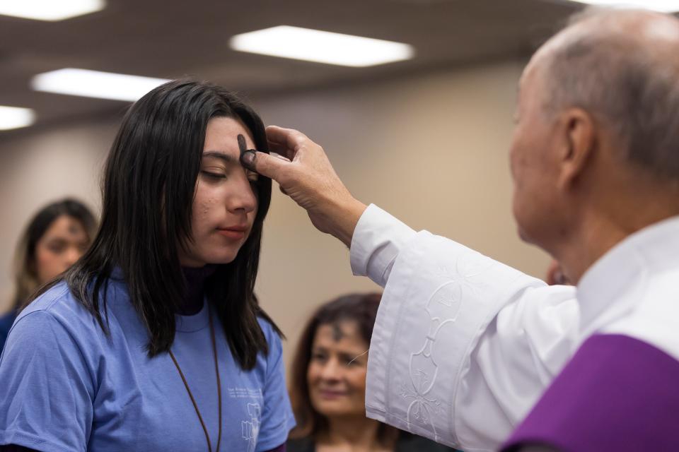 Ash Wednesday falls on Valentine's Day this year.