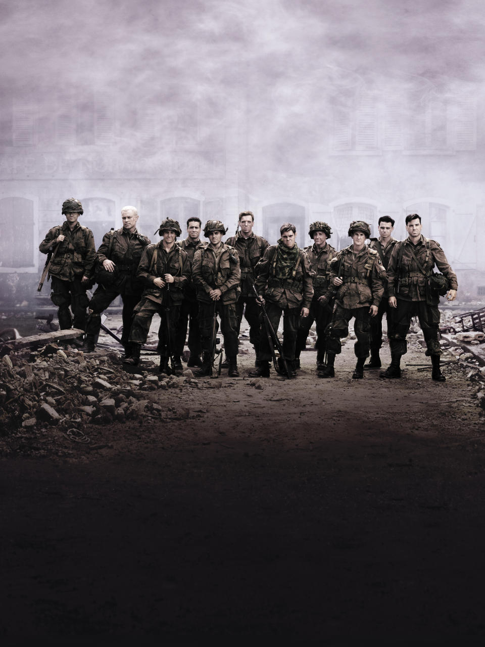 The cast of Band of Brothers (Sky Atlantic)