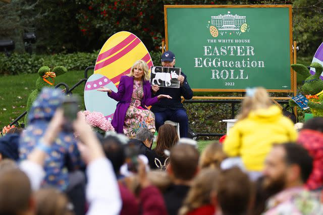 Ting Shen/Bloomberg/Getty The Bidens at the White House Easter Egg Roll
