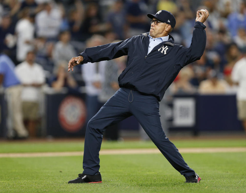 Reggie Jackson might do a little dancing when he appears in a benefit performance of the musical “Damn Yankees.” (AP Photo)