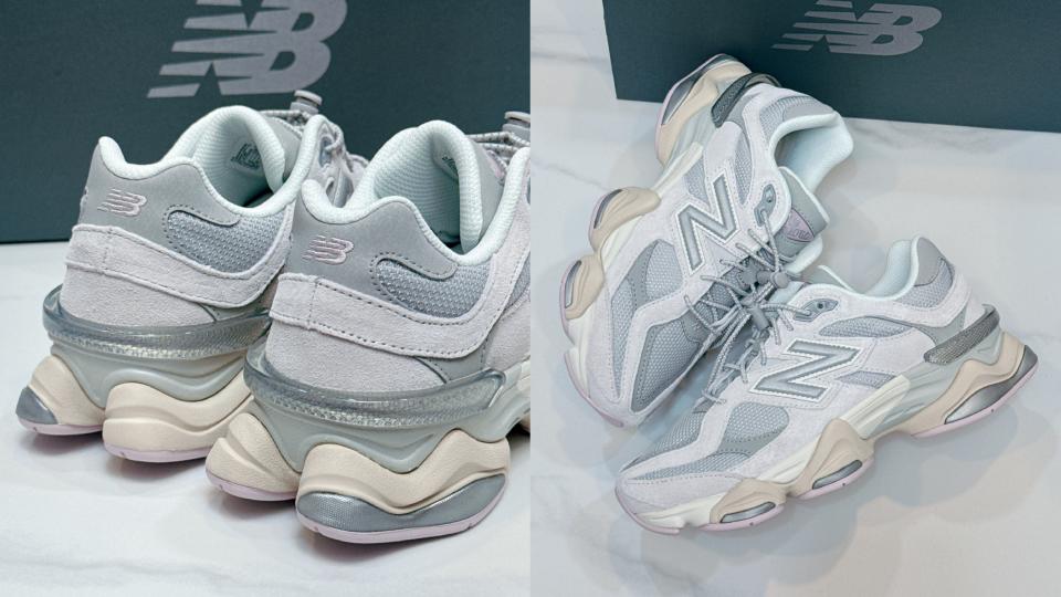 厚底增高顯瘦球鞋推薦：New Balance 9060，NT$4,680！New Balance討論度持續居高不下的復古鞋款 9060，設計靈感源自 990系列的經典鞋型輪廓，再加入2000 年代流行風格後，旋即成為當代最有Y2K實驗美學的代表之作圖片來源：編輯拍攝 