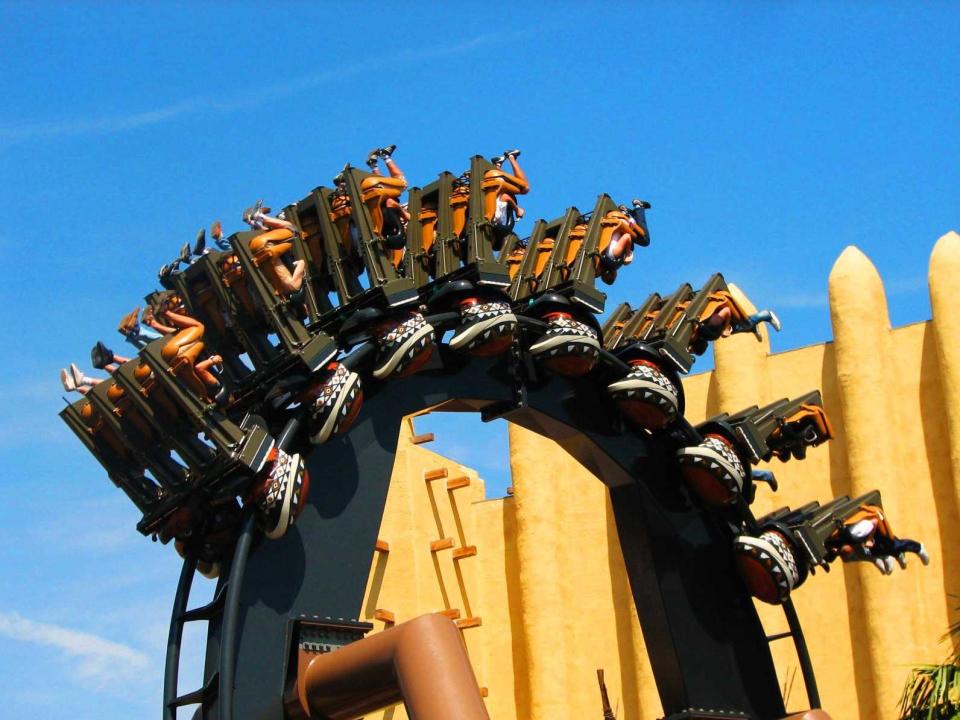 rollercoaster upside down