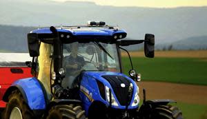 Augmenta's multispectral camera and software that monitors a machine’s operating environment and acts directly via the machine. Featured on a New Holland Agriculture T6 tractor