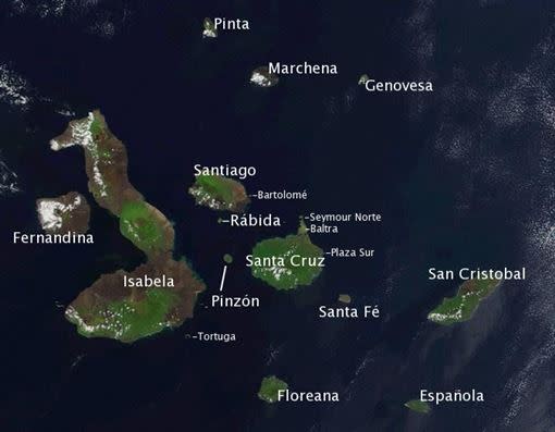 科隆群島衛星圖。（圖／翻攝自維基百科）