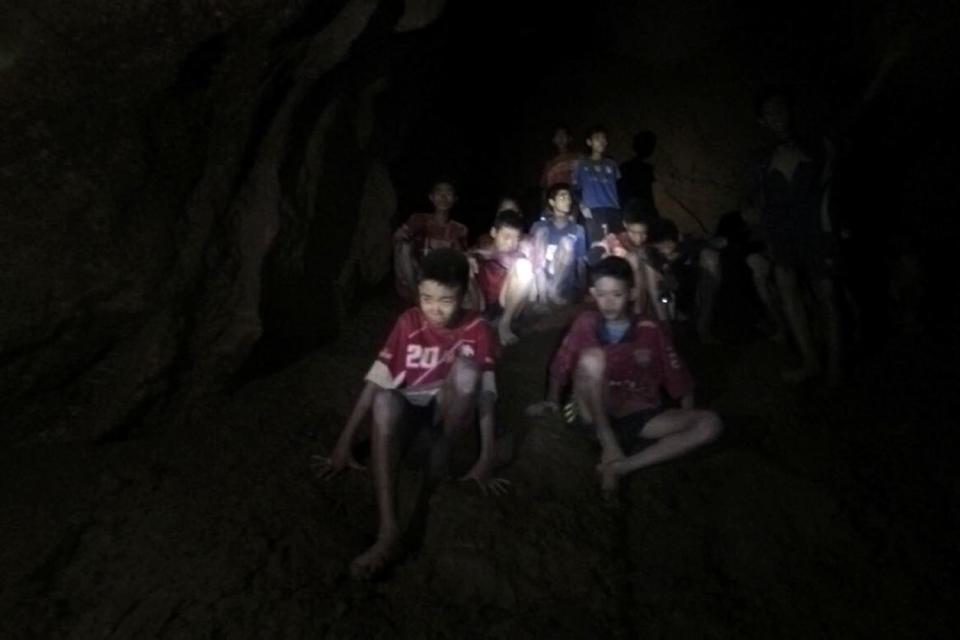 Thai cave missing members of football team found alive, Chiang Rai, Thailand - 02 Jul 2018