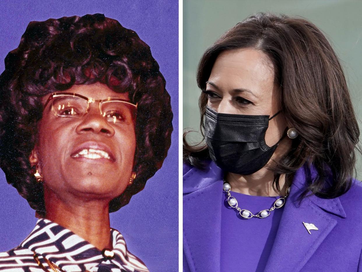 Shirley Chisholm - Kamala Harris diptych