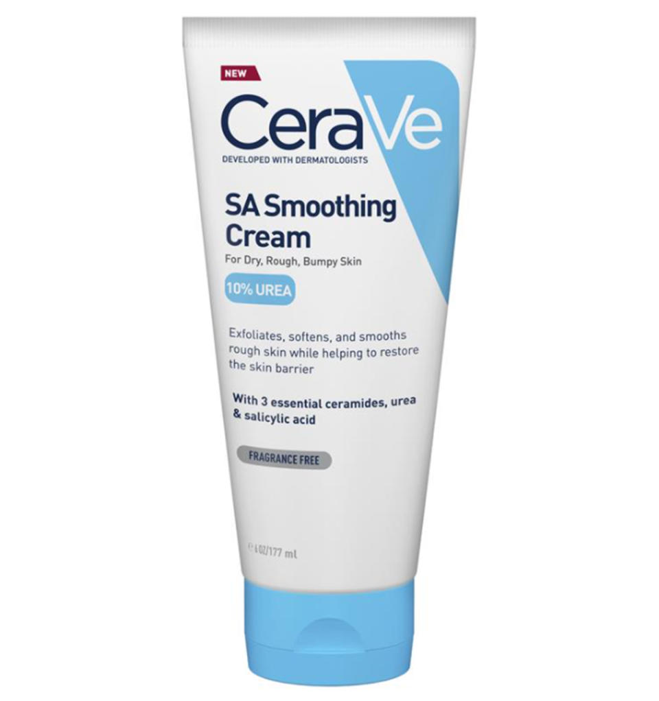 CeraVe SA Smoothing Cream 177ml, $14.39 from Chemist Warehouse. Photo: Chemist Warehouse.