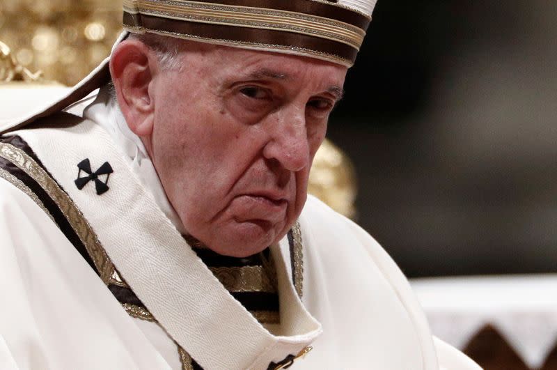 Christmas Eve mass at the Vatican