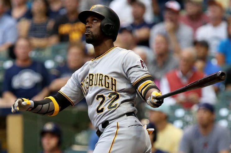 Andrew McCutchen is still a Pirate, and could stay that way in 2017. (AP)