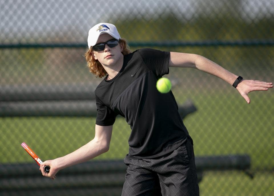 Rockford Christian senior Finley Buelte is seeded No. 2 in the Class 1A state boys tennis tournament. The only area state tennis champ is Rockford West's Dan Wikse 57 years ago.