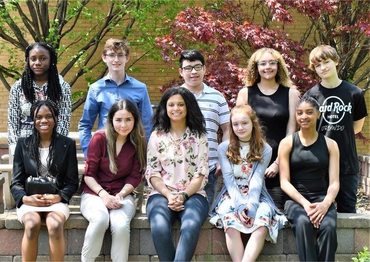 The Gale Scholars Program has announced the induction of its newest class, the Gale Scholars Class of 2026. In the front row, from left, are: Joy Basosa-Nzumba, Belina Carillo-Fredrickson, Amaya Savage, Bailee Temple and Dai Driana Willford. In the back row, from left, are: Vainqueur Mulata, Jacob Sperry, Moses Ponce, Lyric Sullivan and Aidan Hugai. Missing from the photo is Davion Collins.