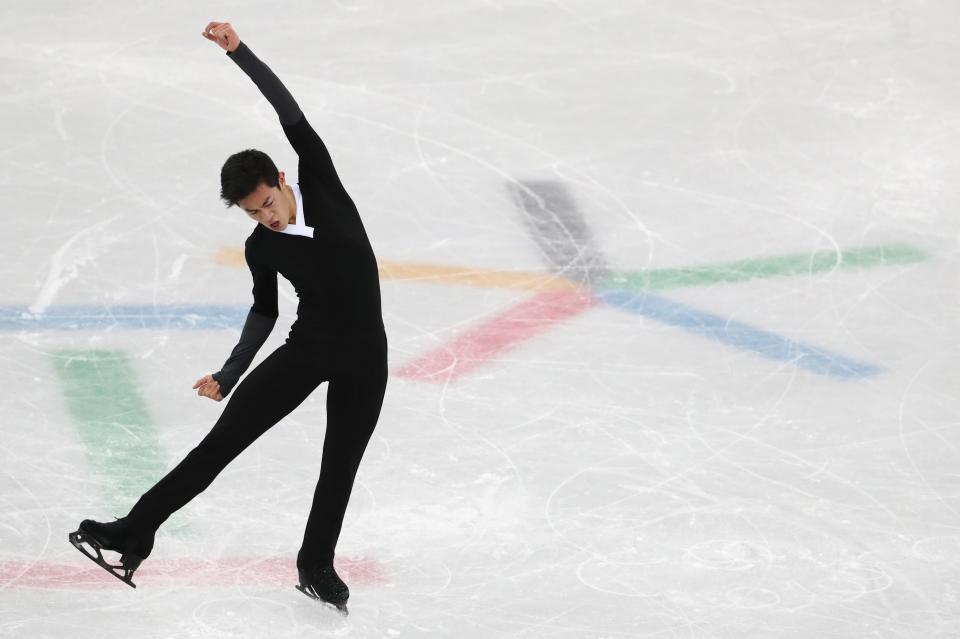 Nathan Chen earned the approval of former figure skater Dick Button with his free skate performance in PyeongChang, South Korea. (REUTERS)