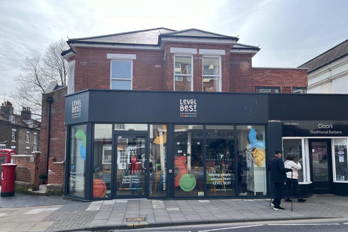 Community - based Cafe 'Level Best' has colourful new signage <i>(Image: Olivia Dellar)</i>