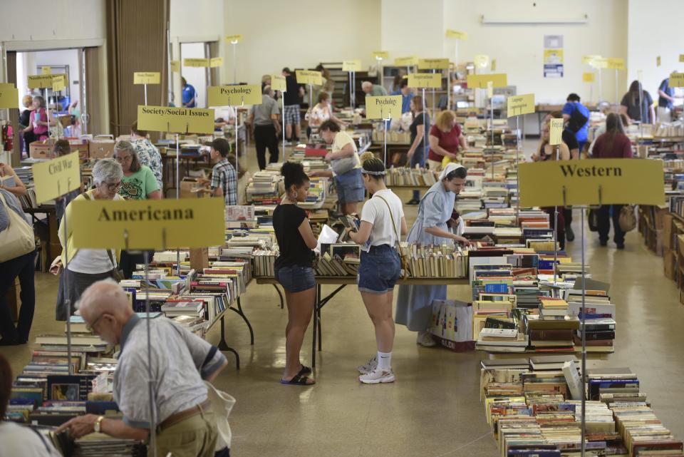 Thousands of books and other media are on sale for bargain prices each year at the annual Friends of Legal Services book sale. In 2022, the sale will be held Sept. 17-18 at the former Burlington store at Chambersburg Mall.