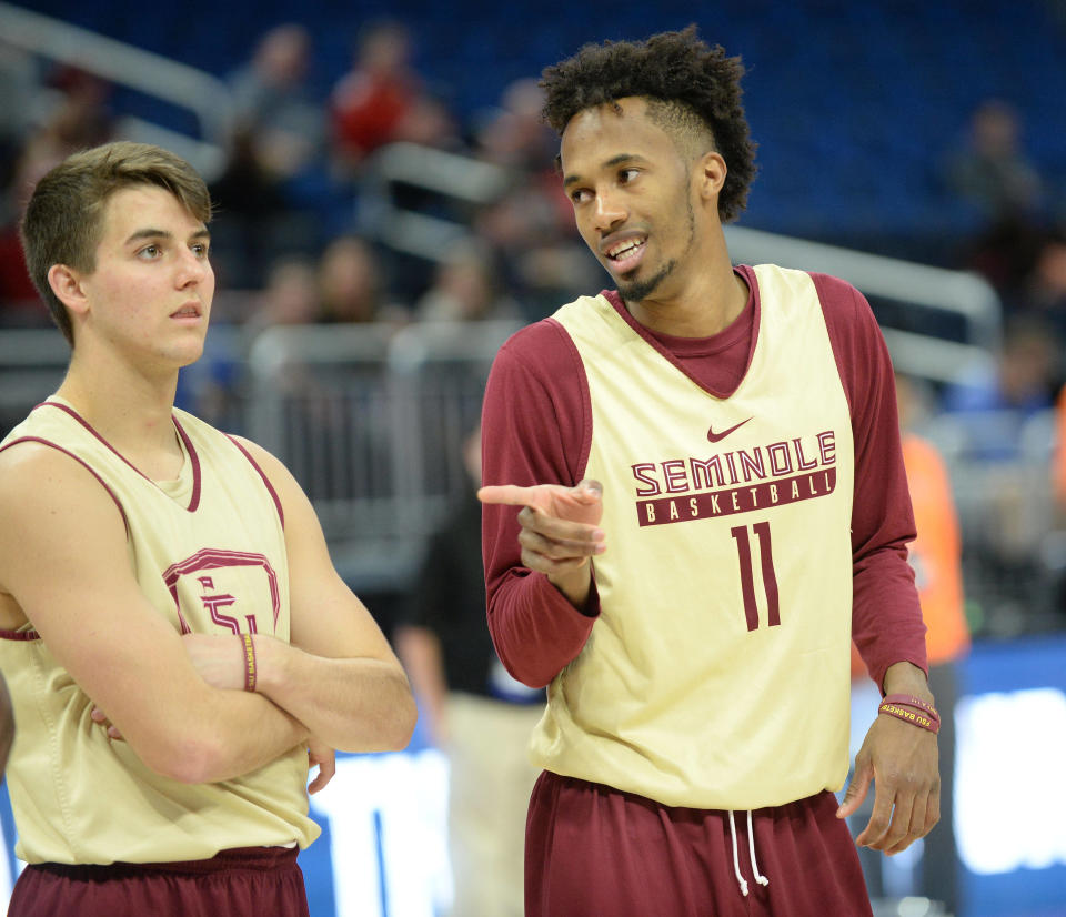 Braian Angola (11), basquetbolista universitario de Colombia (Foto cortesía seminoles.com)