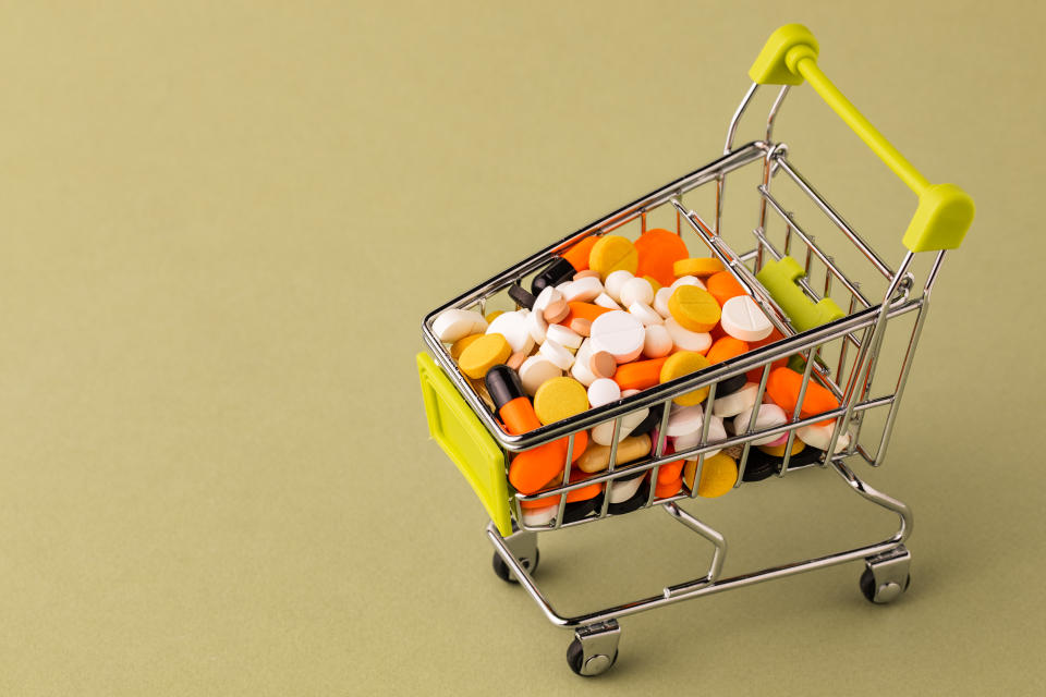 Cart of pills. PHOTO: Getty Images