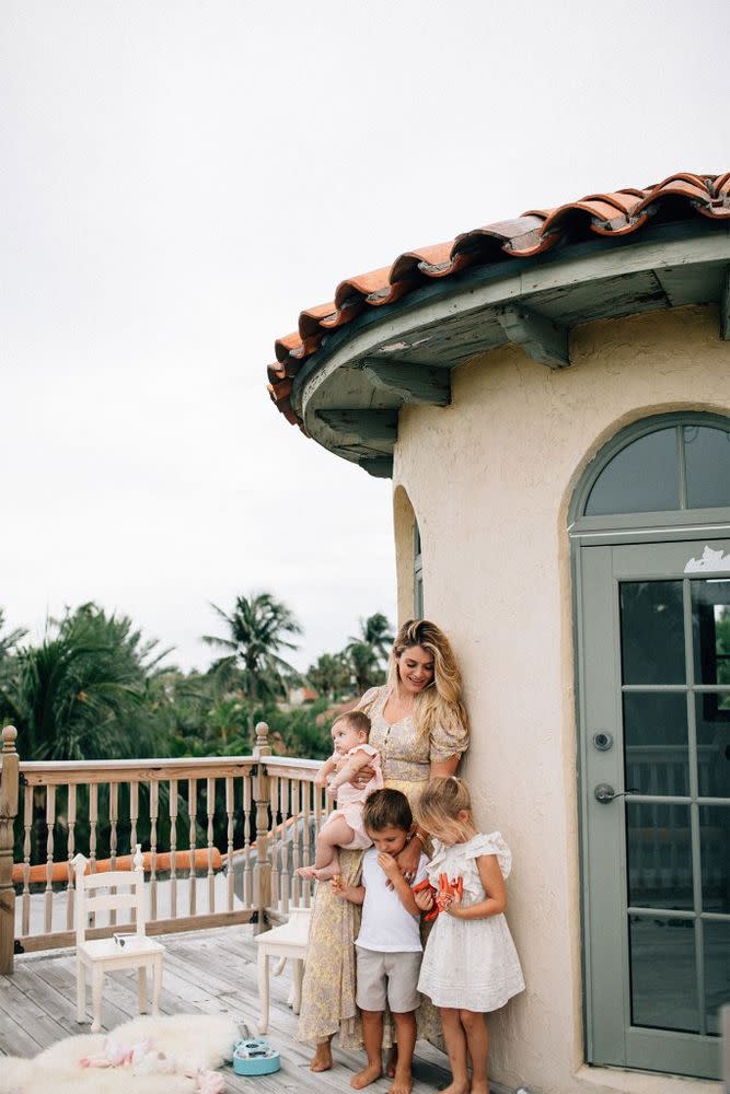 Daphne Oz and kids