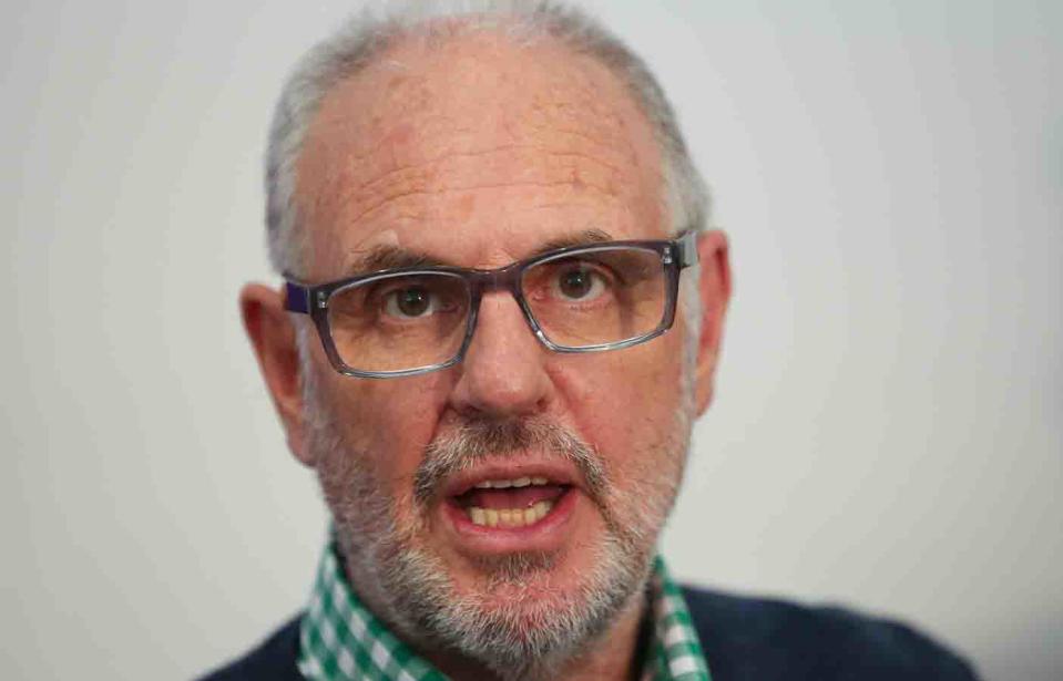 Controversial former doctor Philip Nitschke in a close up photo. 